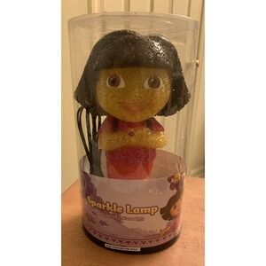 Rare Dora The Explorer Sparkle Lamp 10" Molded EVA  Character  Lamp